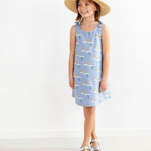 Hanna Andersson Rainbow Cloud Sun Pillowcase Dress Summer Beach Vacation